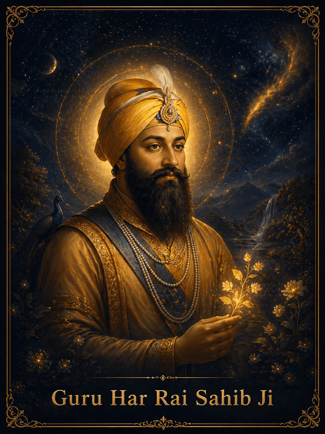 Guru Har Rai Sahib Ji portrait