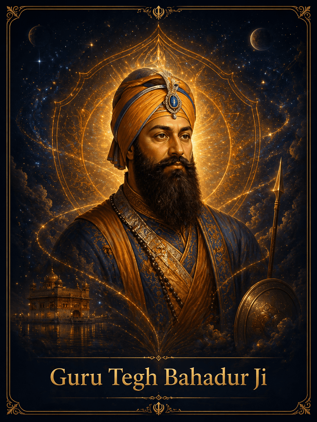 Guru Teg Bahadur Ji portrait