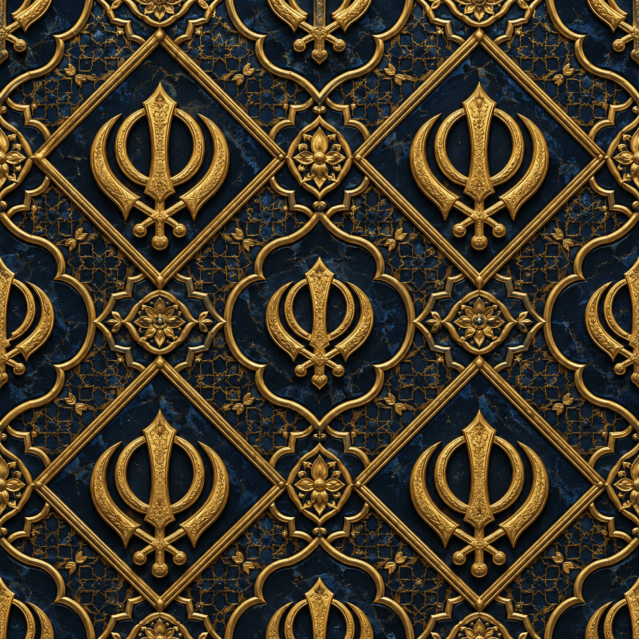Sacred ornamental pattern